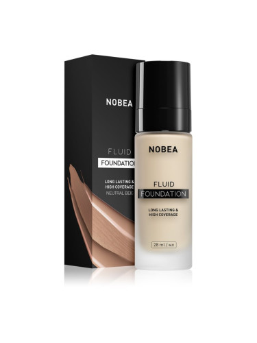 NOBEA Day-to-Day Fluid Foundation дълготраен фон дьо тен цвят 05 Neutral beige 28 мл.