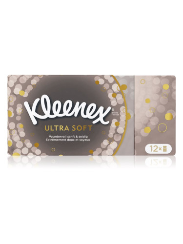 Kleenex Ultra Soft хартиени кърпички 12x9 бр.