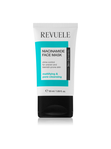 Revuele Niacinamide Face Mask почистваща маска за редуциране на кожния себум и минимизиране на порите 50 мл.