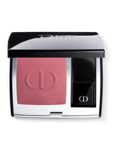 DIOR Rouge Blush компактен руж с четка и огледалце цвят 962 Poison (Matte) 6 гр.