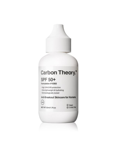 Carbon Theory SPF 50+ хидратиращ защитен крем SPF 50+ 50 мл.