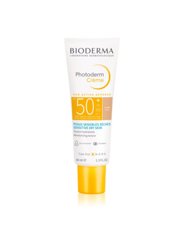 Bioderma Photoderm Créme защитен тониращ крем за лице SPF 50+ цвят Light 40 мл.