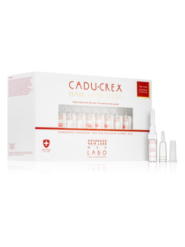 CADU-CREX Hair Loss HSSC Advanced Hair Loss грижа за косата за мъже против напреднал косопад за мъже 40x3,5 мл.