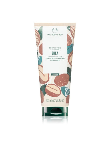 The Body Shop Shea Body Lotion подхранващ крем за тяло за суха кожа 200 мл.