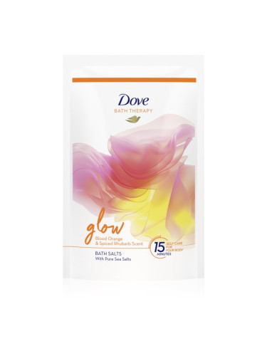 Dove Bath Therapy Glow сол за баня Blood Orange & Spiced Rhubarb 400 гр.