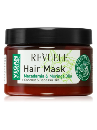 Revuele Vegan & Organic ревитализираща маска за коса 360 мл.