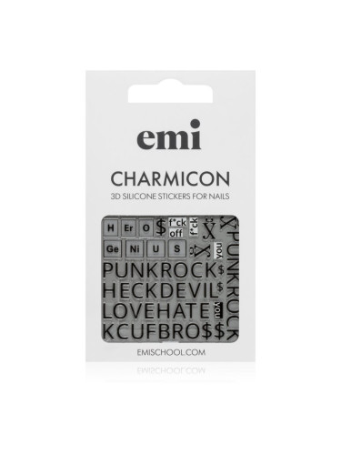 emi Charmicon Punk Rock Стикери за нокти 3D #183 1 бр.