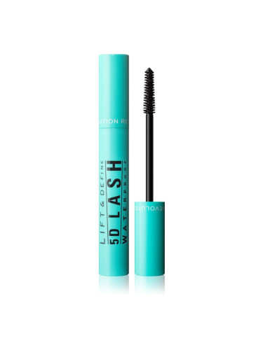 Makeup Revolution 5D Lash водоустойчива удължаваща спирала за екстра обем цвят Black 14 мл.