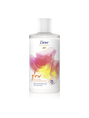 Dove Bath Therapy Glow Гел за душ и вана Blood Orange & Rhubarb 400 мл.