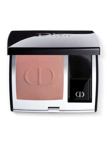 DIOR Rouge Blush компактен руж с четка и огледалце цвят 100 Nude Look (Matte) 6 гр.