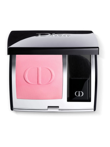 DIOR Rouge Blush компактен руж с четка и огледалце цвят 475 Rose Caprice (Matte) 6 гр.