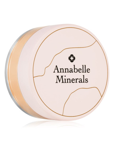 Annabelle Minerals Radiant Mineral Foundation минерална пудра за озаряване на лицето цвят Golden Sand 4 гр.