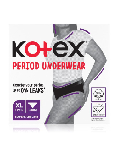 Kotex Period Underwear Size XL менструално бельо размер XL 1 бр.