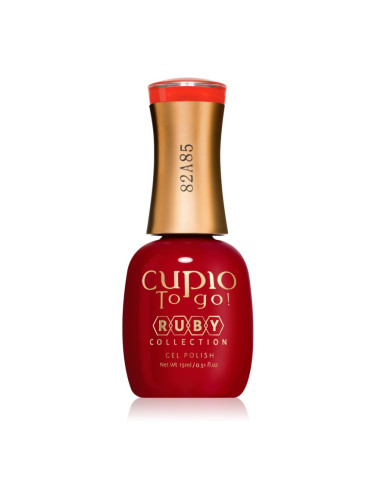 Cupio To Go! Ruby гел лак за нокти с използване на UV/LED лампа цвят Flame Scarlet 15 мл.