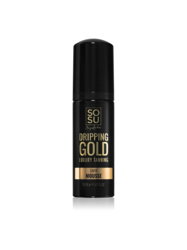 Dripping Gold Luxury Tanning Mousse автобронзант-мус цвят Dark 150 мл.