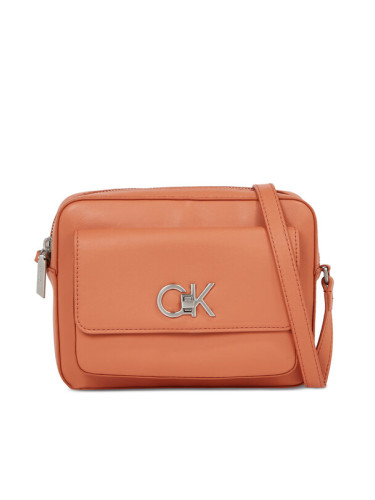 Calvin Klein Дамска чанта Re-Lock Camera Bag W/Flap K60K611083 Кафяв