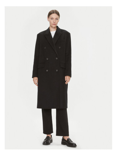 Calvin Klein Вълнено палто K20K205935 Черен Regular Fit