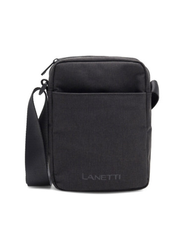 Lanetti Мъжка чантичка LAN-K-006-04R Черен