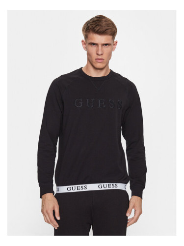 Guess Суитшърт U3YQ01 KBS91 Черен Regular Fit