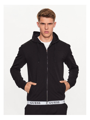 Guess Суитшърт U3YQ00 KBS91 Черен Regular Fit