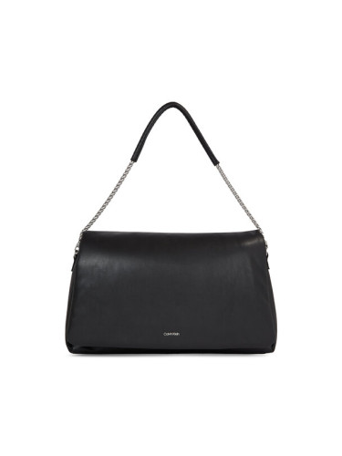 Calvin Klein Дамска чанта Puffed Shoulder Bag K60K611539 Черен