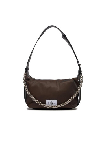 Calvin Klein Jeans Дамска чанта Nylon Chain Shoulder Bag22 K60K611225 Черен