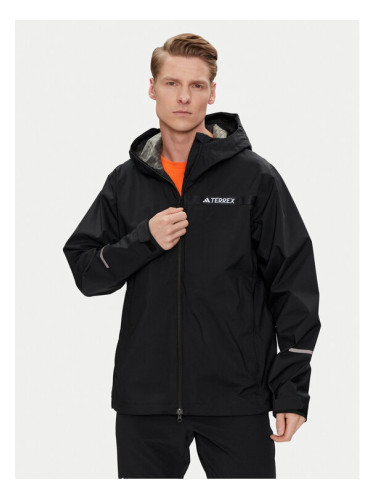 adidas Преходно яке Terrex Multi RAIN.RDY 2.5-Layer Rain Jacket HM4051 Черен Regular Fit