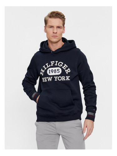 Tommy Hilfiger Суитшърт Collegiate MW0MW32682 Тъмносин Regular Fit