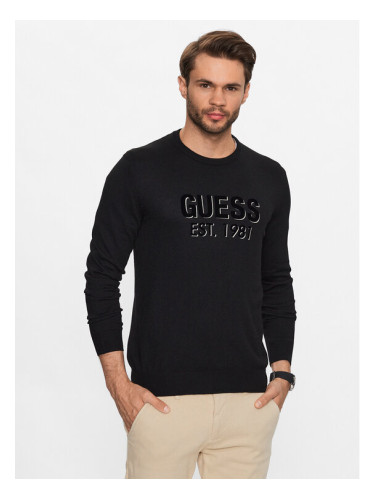 Guess Пуловер Virgil M3YR03 Z3052 Черен Regular Fit