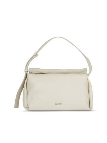 Calvin Klein Дамска чанта Elevated Soft Shoulder Bag Sm K60K610756 Екрю