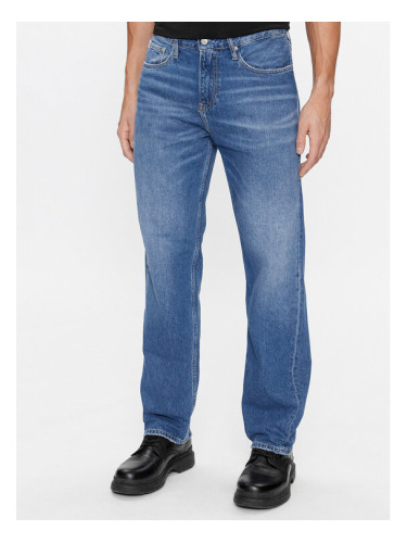 Calvin Klein Jeans Дънки 90's J30J323355 Тъмносин Straight Fit