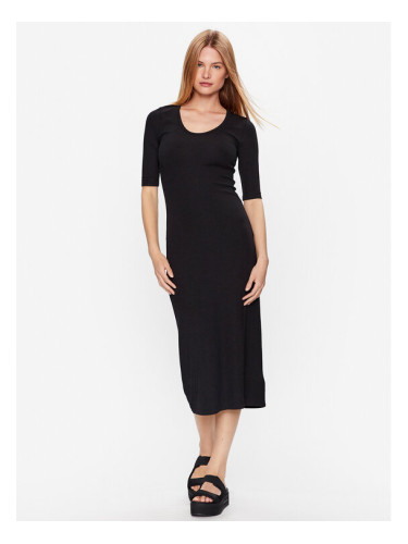 Calvin Klein Плетена рокля K20K205752 Черен Slim Fit