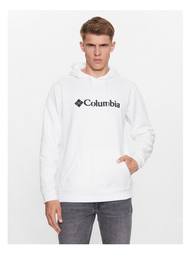 Columbia Суитшърт CSC Basic Logo™ II Hoodie Бял Regular Fit