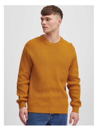Solid Пуловер 21107897 Жълт Regular Fit