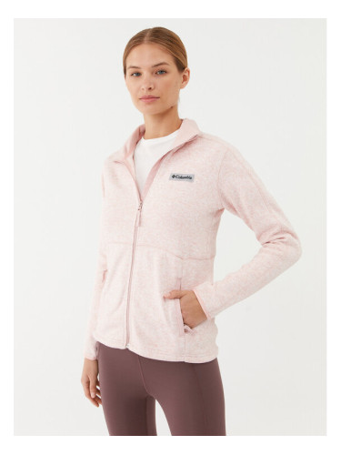 Columbia Полар W Sweater Weather™ Full Zip 1958933 Розов Regular Fit