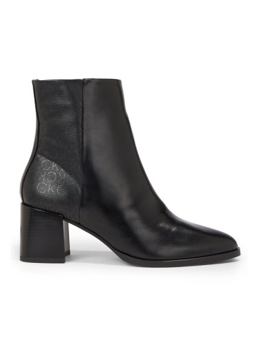 Calvin Klein Боти Almond Ankle Boot 55 - Epi Mn Mx HW0HW01701 Черен