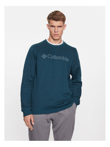 Columbia Суитшърт M Logo Fleece Crew Син Regular Fit