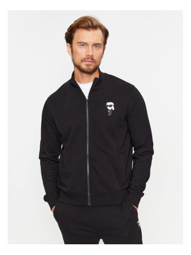 KARL LAGERFELD Суитшърт Sweat Zip 705895 500900 Черен Regular Fit