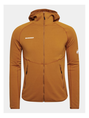 Mammut Суитшърт Aconcagua Ml Hooded Jacket 1014-04281-7502-114 Кафяв Regular Fit