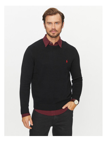 Polo Ralph Lauren Пуловер 710810846020 Черен Regular Fit