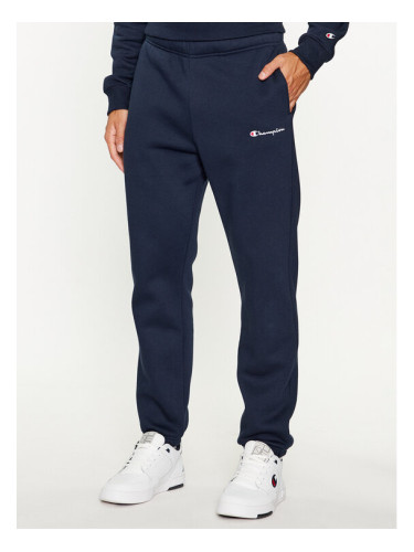 Champion Долнище анцуг Elastic Cuff Pants 219420 Тъмносин Comfort Fit