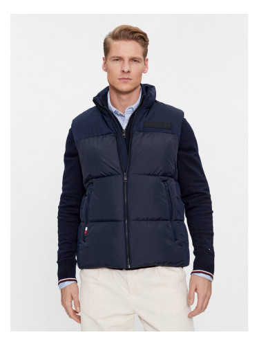 Tommy Hilfiger Жилетка за костюм New York MW0MW32769 Тъмносин Regular Fit