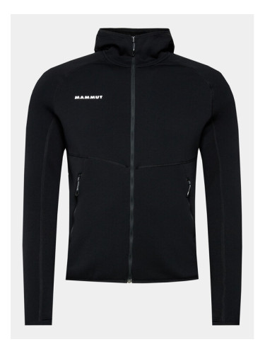 Mammut Суитшърт Aconcagua Ml Hooded Jacket 1014-04281-0001-115 Черен Athletic Fit