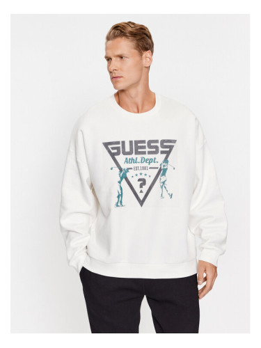 Guess Суитшърт Z3BQ08 KBXX1 Бял Regular Fit