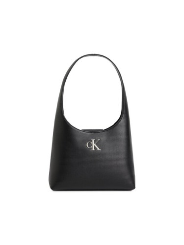 Calvin Klein Jeans Дамска чанта Minimal Monogram Shoulder Bag T K60K611212 Черен