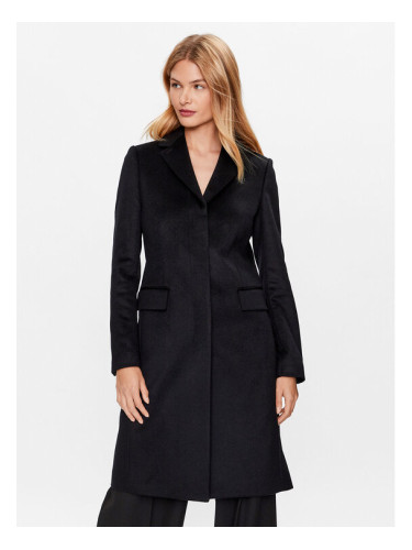 Calvin Klein Вълнено палто K20K205670 Черен Regular Fit
