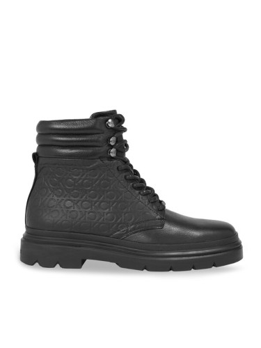 Calvin Klein Туристически oбувки Combat Boot Mono HM0HM01211 Черен