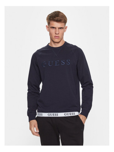 Guess Суитшърт U3YQ01 KBS91 Тъмносин Regular Fit