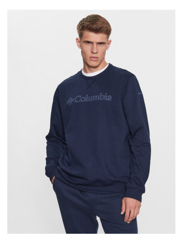 Columbia Суитшърт M Logo Fleece Crew Син Regular Fit