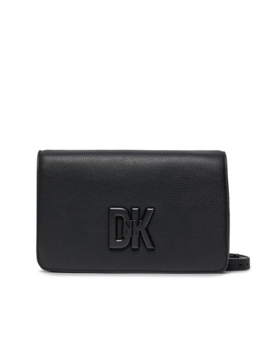 DKNY Дамска чанта Seventh Avenue Md Fl R33EKY30 Черен